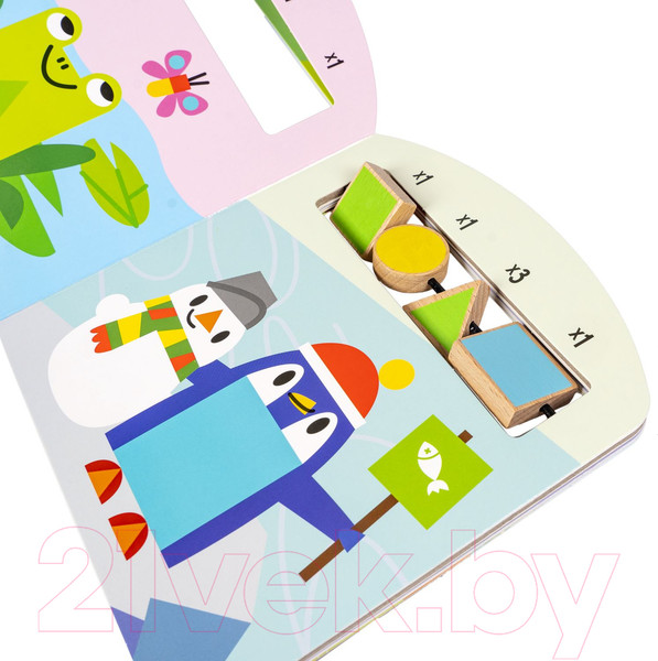 Изображение товара Развивающая книга Bondibon Играю где хочу Изучаем формы и цвета / ВВ5962