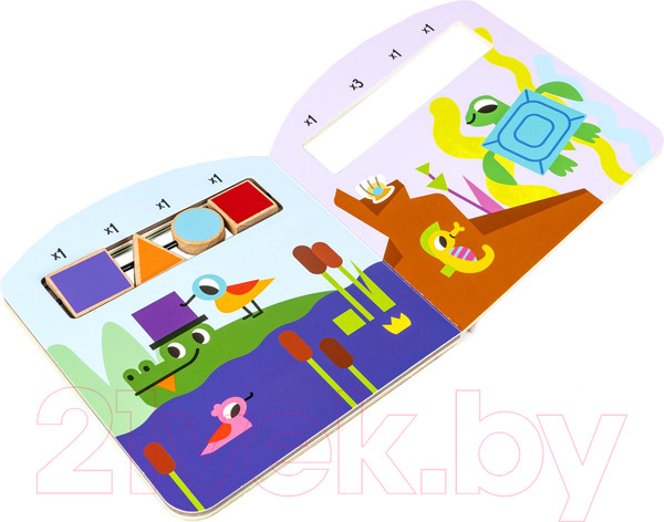 Изображение товара Развивающая книга Bondibon Играю где хочу Изучаем формы и цвета / ВВ5962