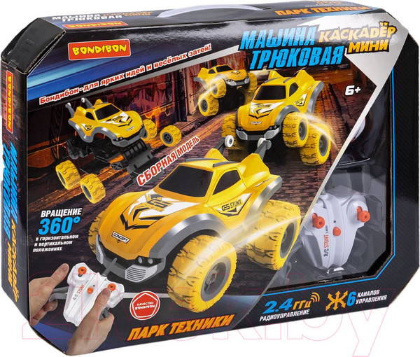 Изображение товара Радиоуправляемая игрушка Bondibon Каскадер Мини / ВВ6272