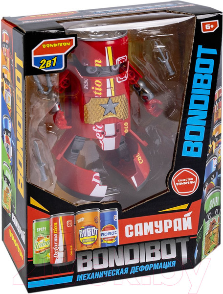 Изображение товара Робот-трансформер Bondibon Самурай 2 в 1 / ВВ6269