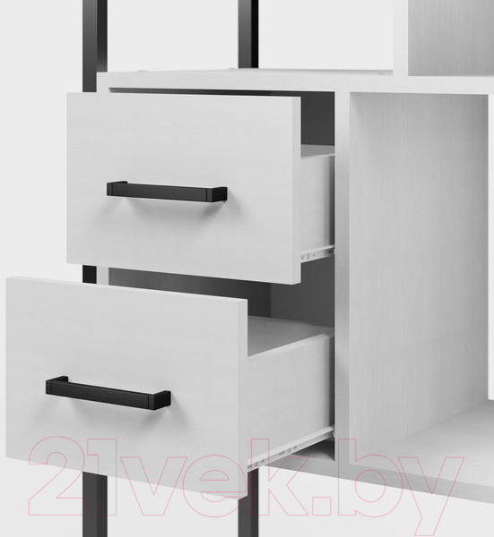 Изображение товара Стеллаж Mio Tesoro Cool Joy Loft (белый/черный)