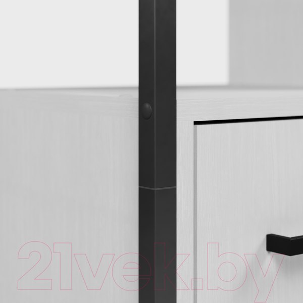 Изображение товара Стеллаж Mio Tesoro Cool Joy Loft (белый/черный)