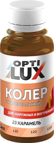 Изображение товара Колеровочная паста Оптилюкс №23 (100мл, карамель)