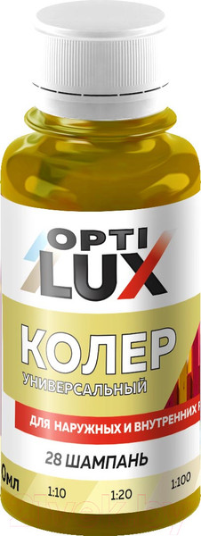 Изображение товара Колеровочная паста Оптилюкс №28 (100мл, шампань)