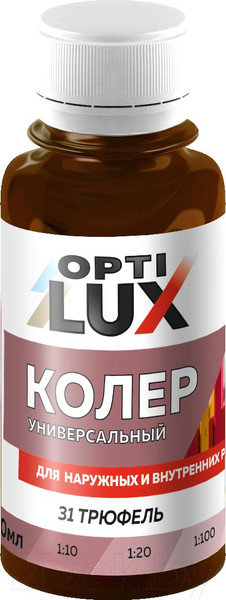 Изображение товара Колеровочная паста Оптилюкс №31 (100мл, трюфель)