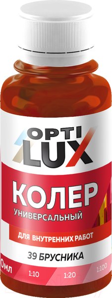 Изображение товара Колеровочная паста Оптилюкс №39 (100мл, брусника)