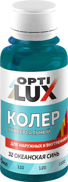 Изображение товара Колеровочная паста Оптилюкс №32 (100мл, океанская синь)