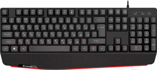 Изображение товара Клавиатура Defender Atom HB-546 / 45546 (черный)