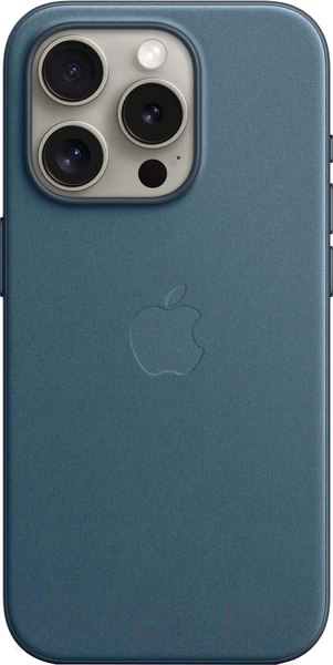 Изображение товара Чехол-накладка Apple FineWoven Case w/MagSafe для iPhone 15 Pro Pac. Blue / MT4Q3FE/A