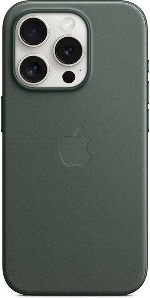 Изображение товара Чехол-накладка Apple FineWoven Case w/MagSafe для iPhone 15 Pro Evergreen / MT4U3FE/A