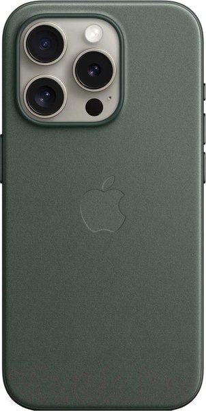 Изображение товара Чехол-накладка Apple FineWoven Case w/MagSafe для iPhone 15 Pro Evergreen / MT4U3FE/A