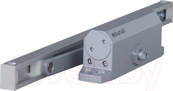 Изображение товара Доводчик с каналом скольжения БУЛАТ Arctic ДД 502/4 AH-S (серебристый)