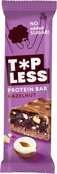 Изображение товара Набор протеиновых батончиков FitnesShock Top Less с дробленым фундуком (12x45г)