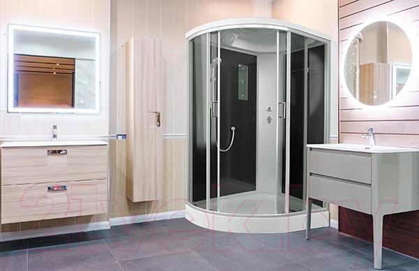 Изображение товара Душевая кабина IVA 120x80x215 / SC012CTR (черный/тонированное стекло)