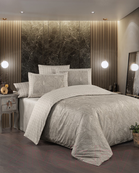 Изображение товара Комплект постельного белья DO&CO Delux Premium Stefan / 11891 (бежевый)