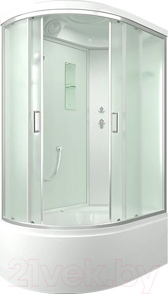 Изображение товара Душевая кабина IVA 120x80x215 / SC120CMR (белый/матовое стекло)