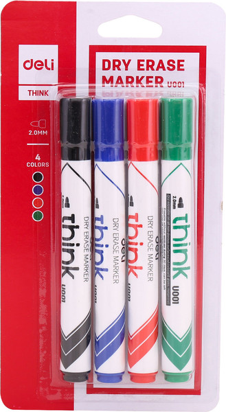 Изображение товара Набор маркеров Deli Think / U00101 (4шт)
