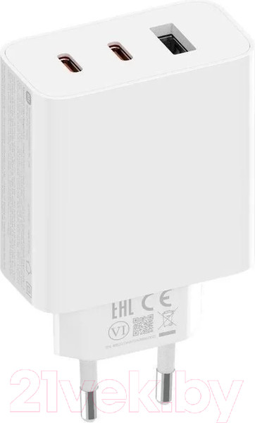 Изображение товара Зарядное устройство сетевое Xiaomi GaN Charger 67W EU / BHR7493EU/A07ZMEU