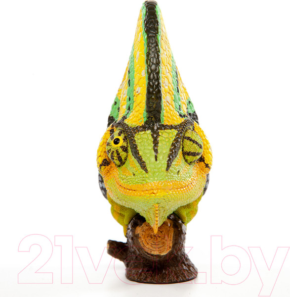 Изображение товара Фигурка коллекционная Exoprima Йеменский хамелеон / 56393/AH (желтый/зеленый)