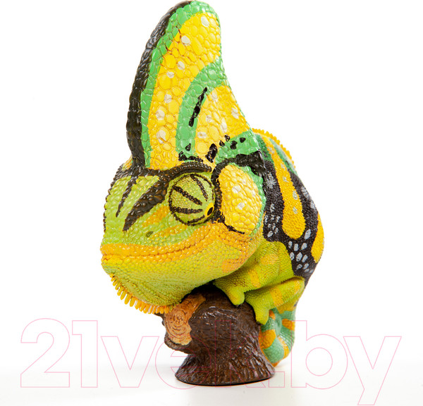 Изображение товара Фигурка коллекционная Exoprima Йеменский хамелеон / 56393/AH (желтый/зеленый)