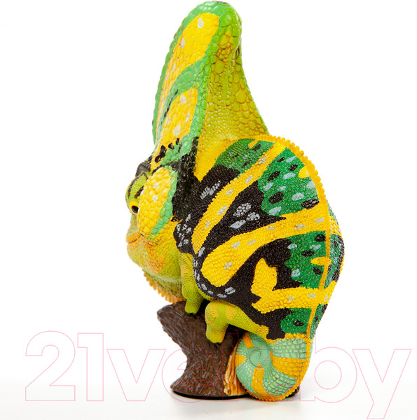 Изображение товара Фигурка коллекционная Exoprima Йеменский хамелеон / 56393/AH (желтый/зеленый)