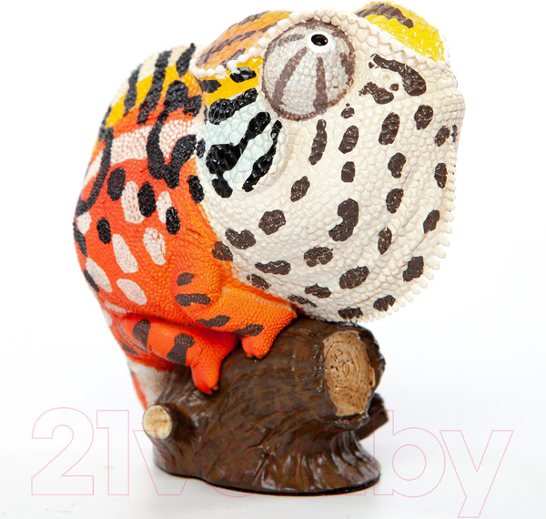 Изображение товара Фигурка коллекционная Exoprima Ковровый хамелеон / 56416/AH (красный/оранжевый)