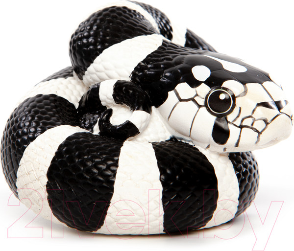 Изображение товара Фигурка коллекционная Exoprima Королевская змея / 26412/AH (черный/белый)