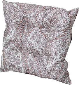 Изображение товара Подушка на стул Lanatex 0339 / 22147 (44x44x10см, коричневый/молочный)