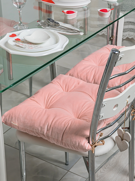 Изображение товара Подушка на стул Lanatex 0342 / 22193 (44x44x10см, пудровый)