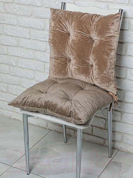 Изображение товара Подушка на стул Lanatex 0342 / 22196 (44x44x10см, кофейный)