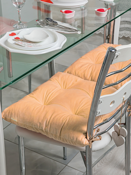 Изображение товара Подушка на стул Lanatex 0342 / 22198 (44x44x10см, бежевый)