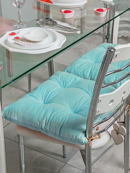 Изображение товара Подушка на стул Lanatex 0342 / 22200 (44x44x10см, мятный)