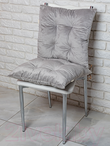 Изображение товара Подушка на стул Lanatex 0342 / 22203 (44x44x10см, серый)