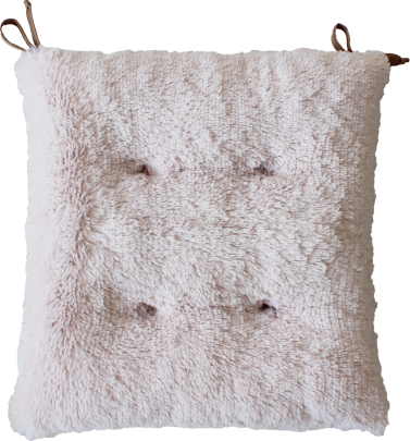 Изображение товара Подушка на стул Lanatex Plush 0350 / 22330 (44x44x10см, кремовый)