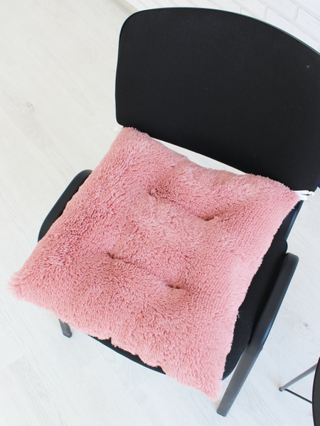 Изображение товара Подушка на стул Lanatex Plush 0350 / 22332 (44x44x10см, пудровый)