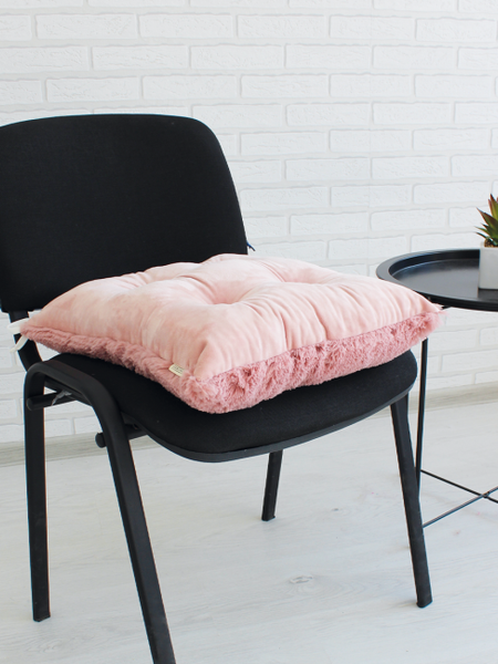 Изображение товара Подушка на стул Lanatex Plush 0350 / 22332 (44x44x10см, пудровый)