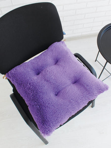 Изображение товара Подушка на стул Lanatex Plush 0350 / 22334 (44x44x10см, фиолетовый)