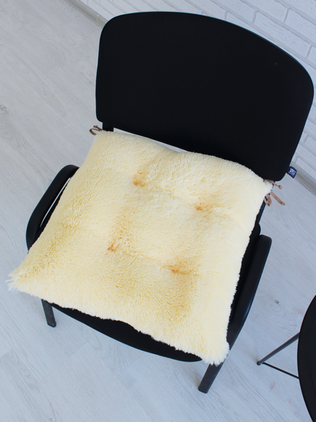 Изображение товара Подушка на стул Lanatex Plush 0350 / 22337 (44x44x10см, сливочный)