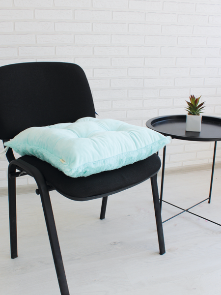 Изображение товара Подушка на стул Lanatex Plush 0350 / 22338 (44x44x10см, мятный)