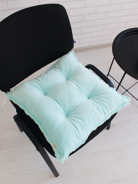 Изображение товара Подушка на стул Lanatex Plush 0350 / 22338 (44x44x10см, мятный)