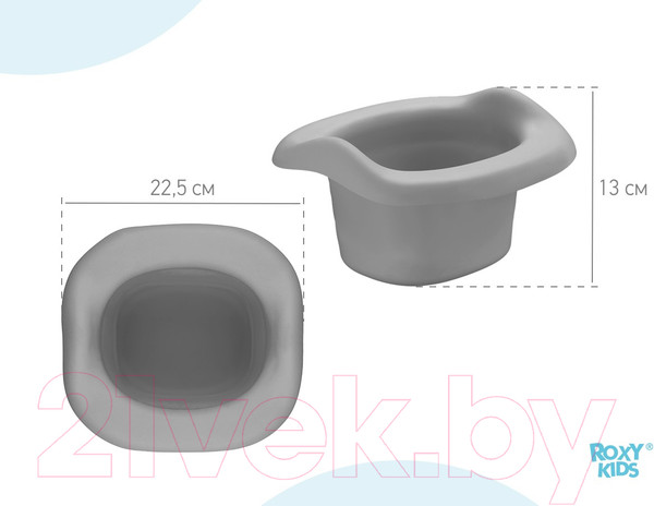 Изображение товара Вставка для детского горшка Roxy-Kids ML-235RU-GR (серый)