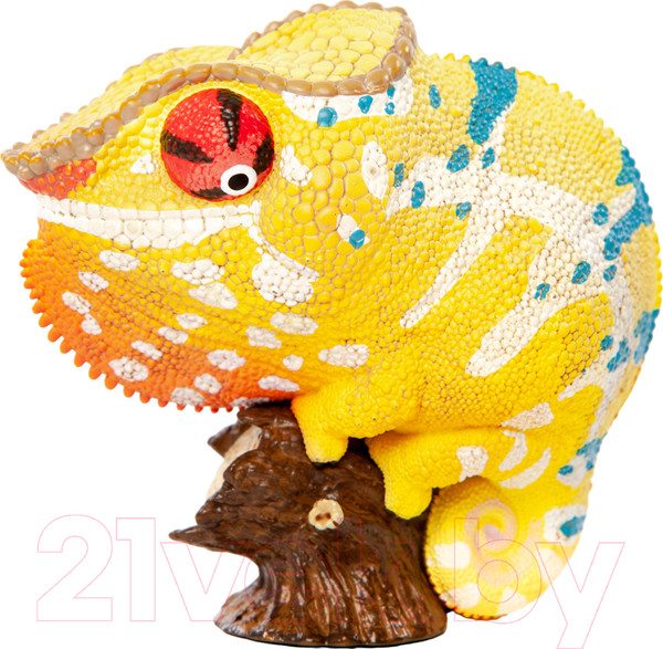 Изображение товара Фигурка коллекционная Exoprima Пантерный хамелеон / 56386/AH (желтый/голубой)