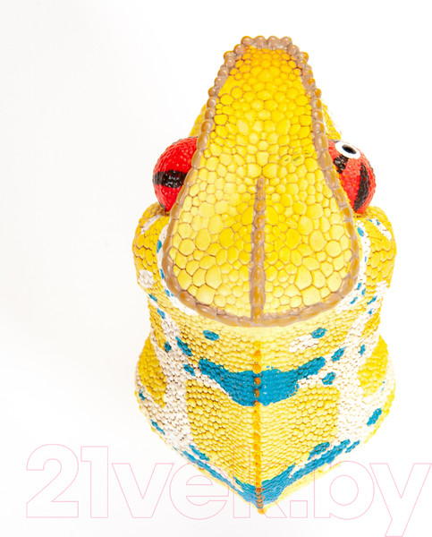 Изображение товара Фигурка коллекционная Exoprima Пантерный хамелеон / 56386/AH (желтый/голубой)