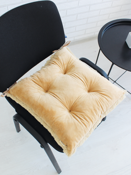 Изображение товара Подушка на стул Lanatex Plush 0350 / 22340 (44x44x10см, бежевый)