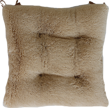 Изображение товара Подушка на стул Lanatex Plush 0350 / 22340 (44x44x10см, бежевый)