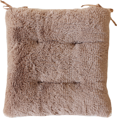 Изображение товара Подушка на стул Lanatex Plush 0350 / 22343 (44x44x10см, светло-коричневый)