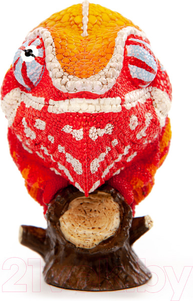 Изображение товара Фигурка коллекционная Exoprima Пантерный хамелеон / 56379/AH (желтый/красный)