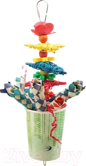 Изображение товара Игрушка для птиц SkyRus Веселый стаканчик / 56518/SR