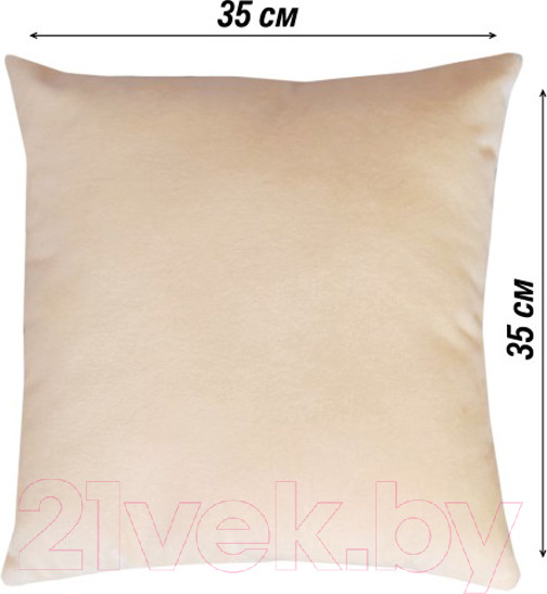 Изображение товара Подушка декоративная Lanatex 0344 / 22247 (35x35x14см, сливочный)