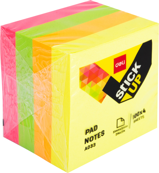 Блок для записей Deli A03303 (4x100л)
